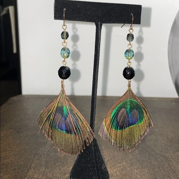 Free People Jewelry - Free People Peacock Earrings